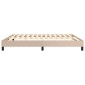 vidaXL Πλαίσιο Κρεβατιού Boxspring Καπουτσίνο 160x200εκ. Συνθετ. Δέρμα