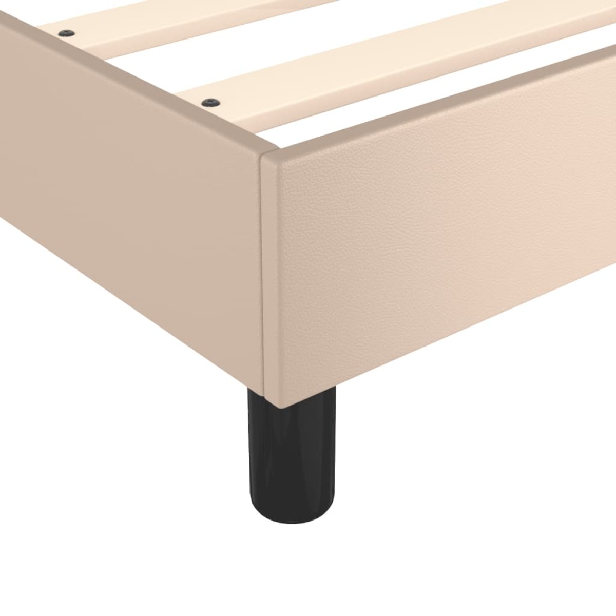 vidaXL Πλαίσιο Κρεβατιού Boxspring Καπουτσίνο 160x200εκ. Συνθετ. Δέρμα