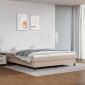 vidaXL Πλαίσιο Κρεβατιού Boxspring Καπουτσίνο 160x200εκ. Συνθετ. Δέρμα