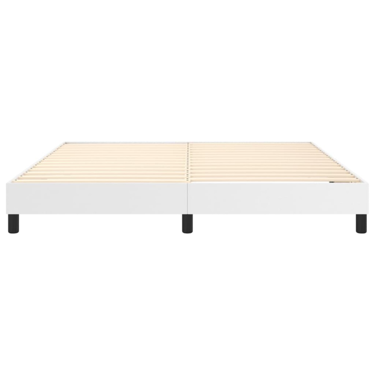 vidaXL Πλαίσιο Κρεβατιού Boxspring Λευκό 180x200 εκ. Συνθετικό Δέρμα