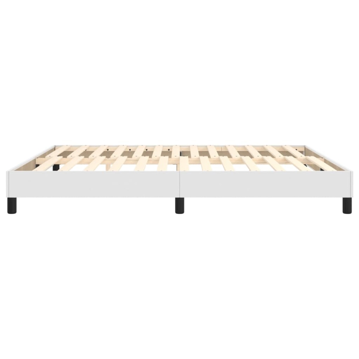vidaXL Πλαίσιο Κρεβατιού Boxspring Λευκό 180x200 εκ. Συνθετικό Δέρμα