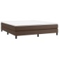 vidaXL Πλαίσιο Κρεβατιού Boxspring Καφέ 180x200 εκ. Συνθετικό Δέρμα
