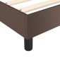 vidaXL Πλαίσιο Κρεβατιού Boxspring Καφέ 180x200 εκ. Συνθετικό Δέρμα