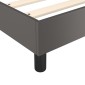 vidaXL Πλαίσιο Κρεβατιού Boxspring Γκρι 180x200 εκ. Συνθετικό Δέρμα
