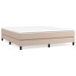 vidaXL Πλαίσιο Κρεβατιού Boxspring Καπουτσίνο 180x200εκ. Συνθετ. Δέρμα