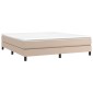 vidaXL Πλαίσιο Κρεβατιού Boxspring Καπουτσίνο 180x200εκ. Συνθετ. Δέρμα