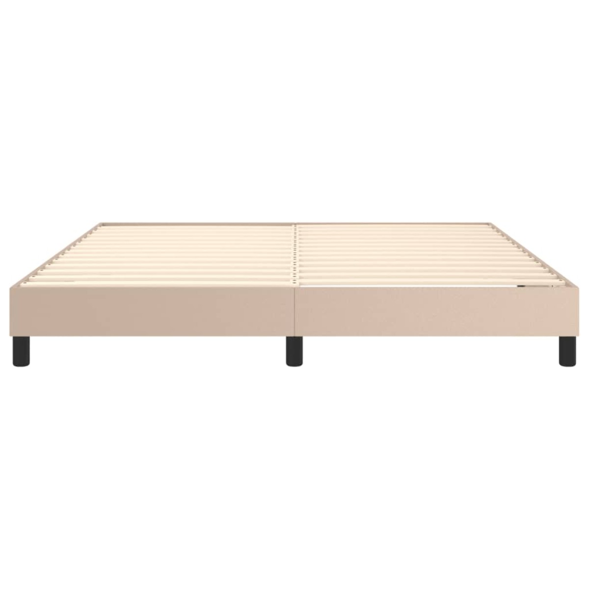vidaXL Πλαίσιο Κρεβατιού Boxspring Καπουτσίνο 180x200εκ. Συνθετ. Δέρμα