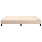vidaXL Πλαίσιο Κρεβατιού Boxspring Καπουτσίνο 180x200εκ. Συνθετ. Δέρμα