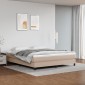 vidaXL Πλαίσιο Κρεβατιού Boxspring Καπουτσίνο 180x200εκ. Συνθετ. Δέρμα