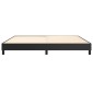 vidaXL Πλαίσιο Κρεβατιού Boxspring Μαύρο 200x200 εκ. Συνθετικό Δέρμα