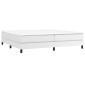 vidaXL Πλαίσιο Κρεβατιού Boxspring Λευκό 200x200 εκ. Συνθετικό Δέρμα