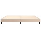 vidaXL Πλαίσιο Κρεβατιού Boxspring Καπουτσίνο 200x200εκ. Συνθετ. Δέρμα