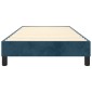 vidaXL Πλαίσιο Κρεβατιού Boxspring Σκούρο Μπλε 80x200 εκ. Βελούδινο