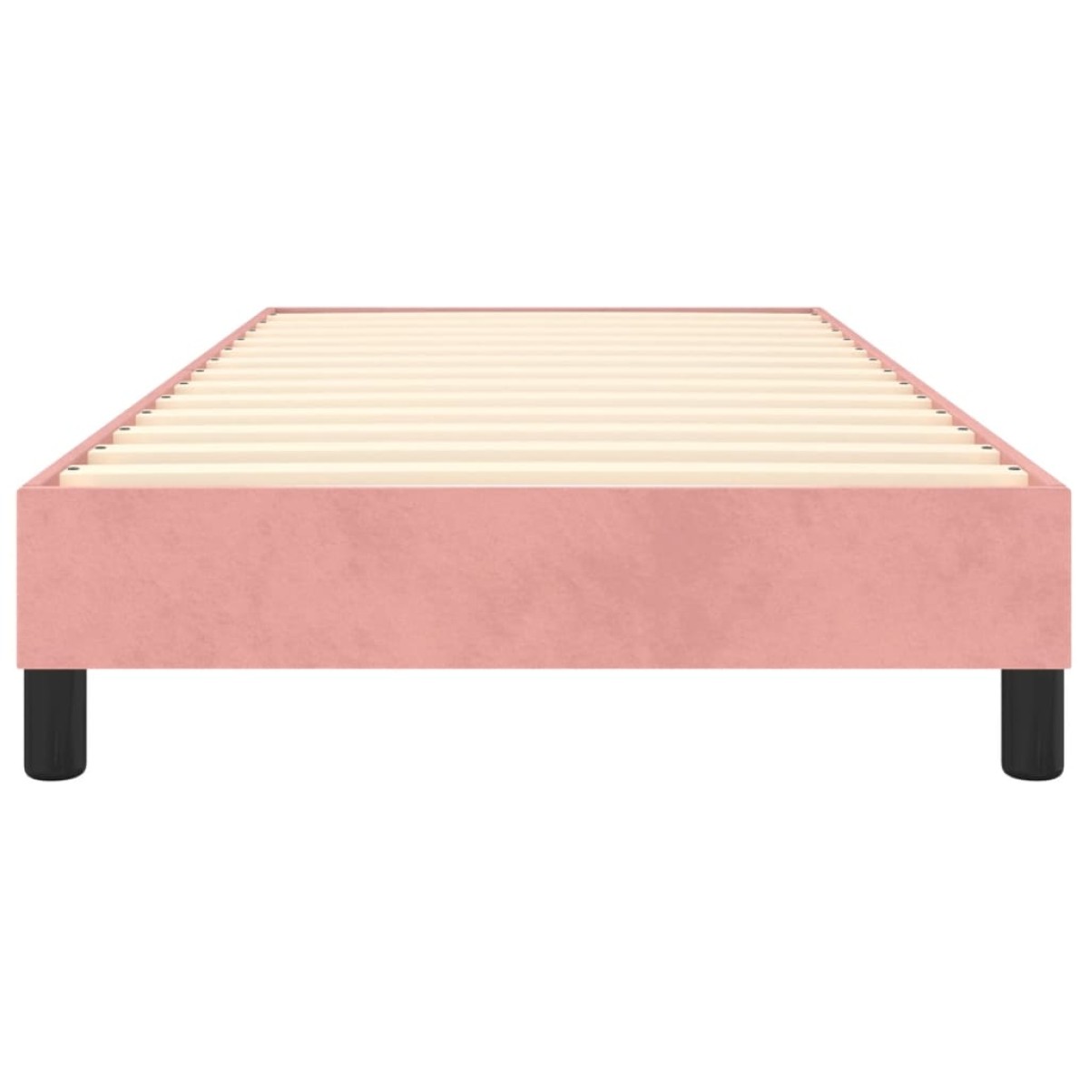 vidaXL Πλαίσιο Κρεβατιού Boxspring Ροζ 80x200 εκ. Βελούδινο