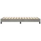 vidaXL Πλαίσιο Κρεβατιού Boxspring Ανοιχτό Γκρι 90x190 εκ. Βελούδινο