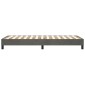 vidaXL Πλαίσιο Κρεβατιού Boxspring Σκούρο Γκρι 90x190 εκ. Βελούδινο