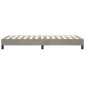 vidaXL Πλαίσιο Κρεβατιού Boxspring Ανοιχτό Γκρι 90x200 εκ. Βελούδινο