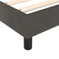 vidaXL Πλαίσιο Κρεβατιού Boxspring Σκούρο Γκρι 90x200 εκ. Βελούδινο