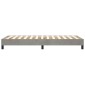 vidaXL Πλαίσιο Κρεβατιού Boxspring Ανοιχτό Γκρι 100x200 εκ. Βελούδινο