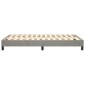 vidaXL Πλαίσιο Κρεβατιού Boxspring Ανοιχτό Γκρι 120x200 εκ. Βελούδινο