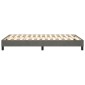 vidaXL Πλαίσιο Κρεβατιού Boxspring Σκούρο Γκρι 120x200 εκ. Βελούδινο