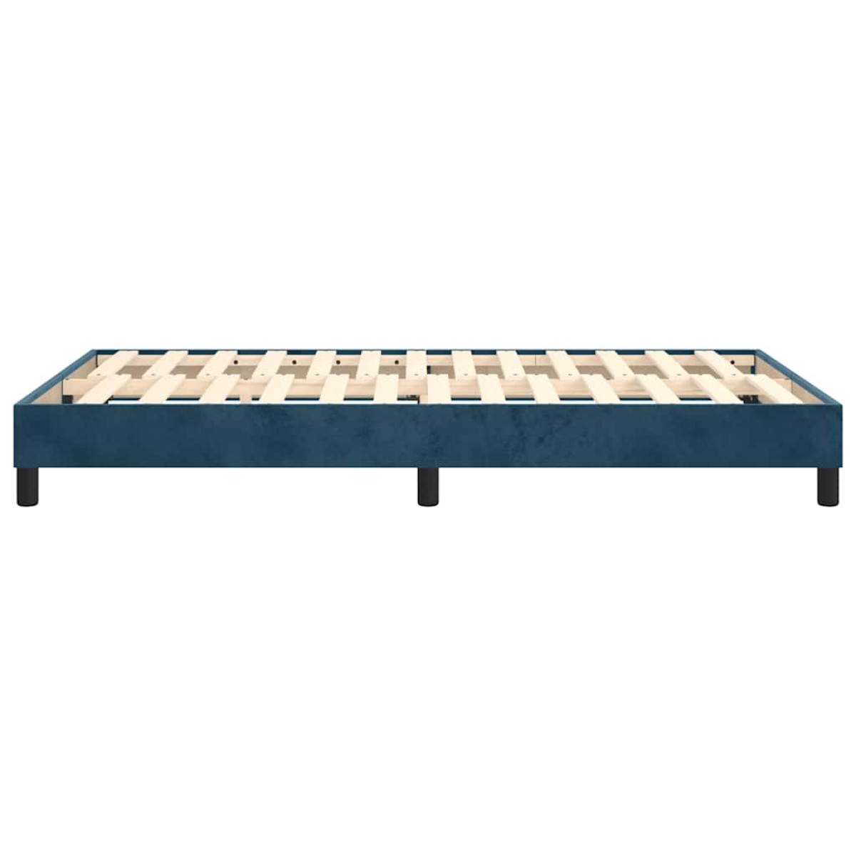 vidaXL Πλαίσιο Κρεβατιού Boxspring Σκούρο Μπλε 120x200 εκ. Βελούδινο