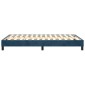 vidaXL Πλαίσιο Κρεβατιού Boxspring Σκούρο Μπλε 120x200 εκ. Βελούδινο
