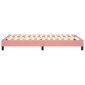 vidaXL Πλαίσιο Κρεβατιού Boxspring Ροζ 120 x 200 εκ. Βελούδινο