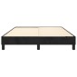 vidaXL Πλαίσιο Κρεβατιού Boxspring Μαύρο 140x190 εκ. Βελούδινο