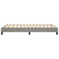 vidaXL Πλαίσιο Κρεβατιού Boxspring Ανοιχτό Γκρι 140x200 εκ. Βελούδινο