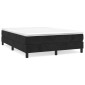vidaXL Πλαίσιο Κρεβατιού Boxspring Μαύρο 140x200 εκ. Βελούδινο