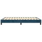 vidaXL Πλαίσιο Κρεβατιού Boxspring Σκούρο Μπλε 140x200 εκ. Βελούδινο