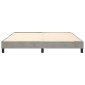 vidaXL Πλαίσιο Κρεβατιού Boxspring Ανοιχτό Γκρι 160x200 εκ. Βελούδινο