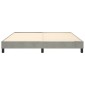 vidaXL Πλαίσιο Κρεβατιού Boxspring Ανοιχτό Γκρι 180x200 εκ. Βελούδινο