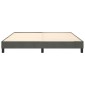vidaXL Πλαίσιο Κρεβατιού Boxspring Σκούρο Γκρι 180x200 εκ. Βελούδινο