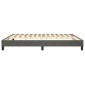 vidaXL Πλαίσιο Κρεβατιού Boxspring Σκούρο Γκρι 180x200 εκ. Βελούδινο
