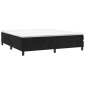 vidaXL Πλαίσιο Κρεβατιού Boxspring Μαύρο 180x200 εκ. Βελούδινο