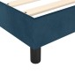 vidaXL Πλαίσιο Κρεβατιού Boxspring Σκούρο Μπλε 180x200 εκ. Βελούδινο