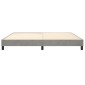 vidaXL Πλαίσιο Κρεβατιού Boxspring Ανοιχτό Γκρι 200x200 εκ. Βελούδινο