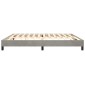 vidaXL Πλαίσιο Κρεβατιού Boxspring Ανοιχτό Γκρι 200x200 εκ. Βελούδινο
