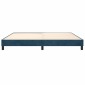 vidaXL Πλαίσιο Κρεβατιού Boxspring Σκούρο Μπλε 200x200 εκ. Βελούδινο