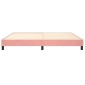 vidaXL Πλαίσιο Κρεβατιού Boxspring Ροζ 200x200 εκ. Βελούδινο