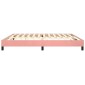 vidaXL Πλαίσιο Κρεβατιού Boxspring Ροζ 200x200 εκ. Βελούδινο