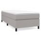 vidaXL Πλαίσιο Κρεβατιού Boxspring Ανοιχτό Γκρι 80x200 εκ. Υφασμάτινο