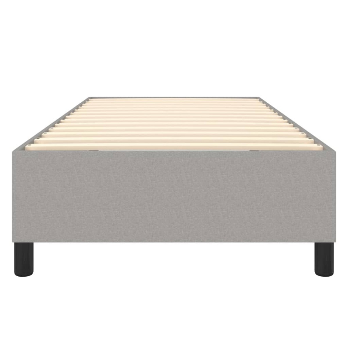 vidaXL Πλαίσιο Κρεβατιού Boxspring Ανοιχτό Γκρι 80x200 εκ. Υφασμάτινο