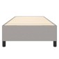 vidaXL Πλαίσιο Κρεβατιού Boxspring Ανοιχτό Γκρι 80x200 εκ. Υφασμάτινο