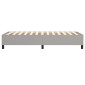 vidaXL Πλαίσιο Κρεβατιού Boxspring Ανοιχτό Γκρι 80x200 εκ. Υφασμάτινο