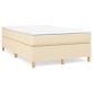 vidaXL Πλαίσιο Κρεβατιού Boxspring Κρεμ 120x200 εκ. Υφασμάτινο