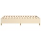 vidaXL Πλαίσιο Κρεβατιού Boxspring Κρεμ 120x200 εκ. Υφασμάτινο