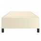 vidaXL Πλαίσιο Κρεβατιού Boxspring Κρεμ 80 x 200 εκ. Συνθετικό Δέρμα